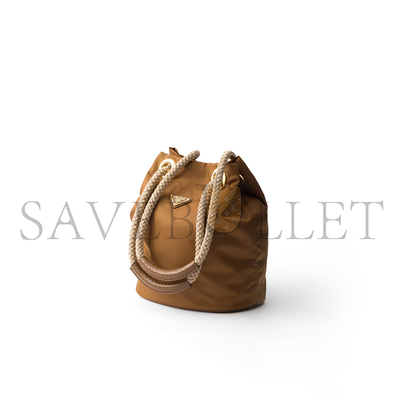 Pra*a mariner re-nylon small bucket bag 1be082 (28*23.5*16.8cm)